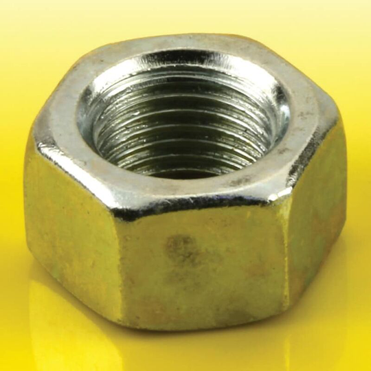Qualfast 3/4" Hexagon Nut, UNF, Steel - BZP, Grade 5 - BS 1768- you get 5