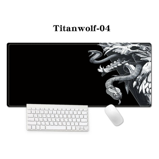 Super large gaming mouse pad, double experience of precision and speed - rubber bottom, stable grip, non-slip and waterproof (model 04 300mm * 900mm