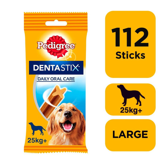 PEDIGREE DentaStix Large Dog Dental Chews 28 Stick (Pack of 4)