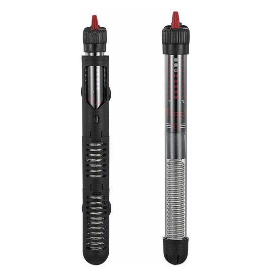Aquarium heater, 100W, with 2 suction cups, adjustable aquarium heater for fish tanks and aquarium(One)