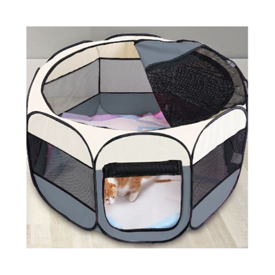 Large Foldable Soft Fabric Dog Crate Cat Cage Pet Bed Travel Pet Tent
