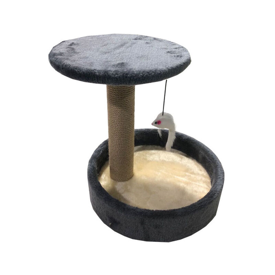 Cat Climbing Frame Small Cat Jumping Platform Cat Litter Woven Toy Linen sisal Rope Cat Cat scratching Column black