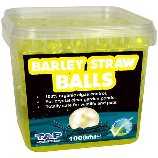 Barley Straw Balls Extract - Pond Water Clarity Treatment (1000ml (treats 4500L))