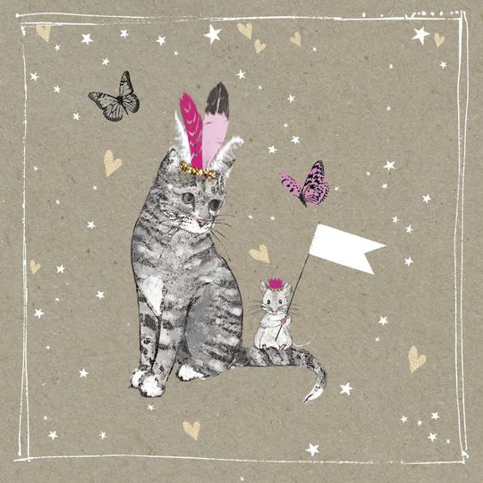 Fancypants Cats III - Wrapped Canvas Art Print
