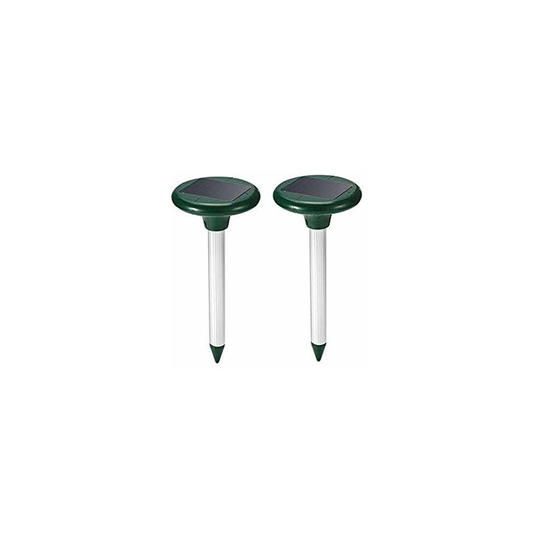 Solar Ultrasonic Mole Repeller IP65 Waterproof Solar Outdoor Mouse Repellent Solar Snake Repellent Ultrasonic Mouse Repellent for Garden Lawn Yard