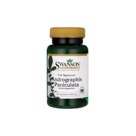 Swanson Full Spectrum Andrographis Paniculata, 400mg - 60 caps