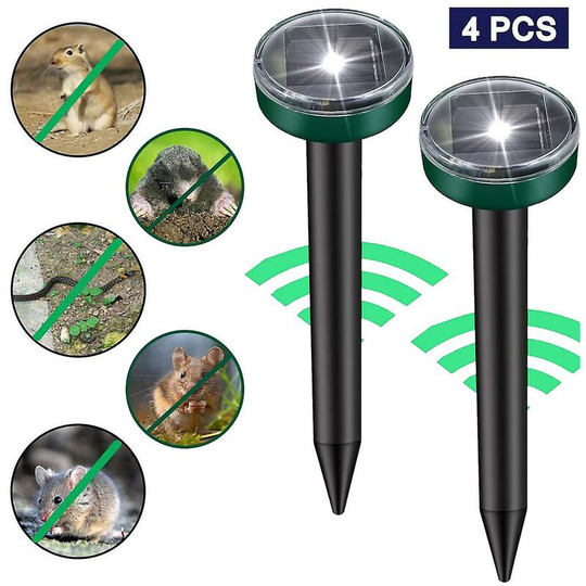 Solar Ultrasonic Snake Mouse Repellers Pest