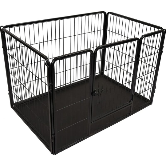 Dog Kennel Kazan m 109x72x72 cm Black Flamingo Black