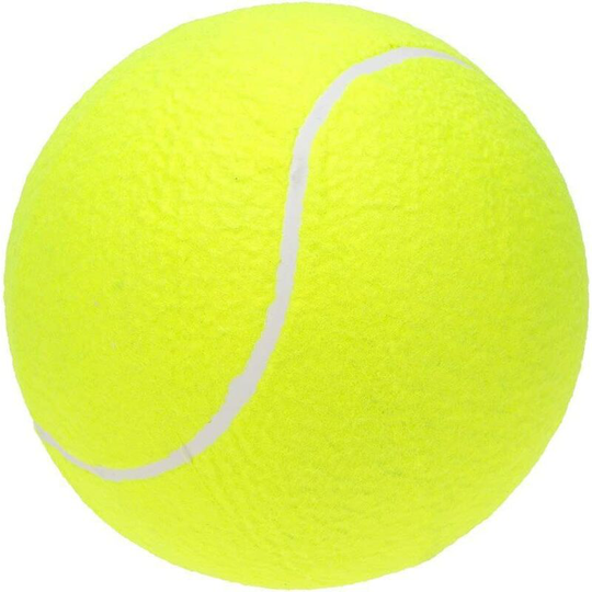 Giant Tennis Ball, 24cm Teeth-Free Toy for Large Pets Dogs Outdoor Beach Sports