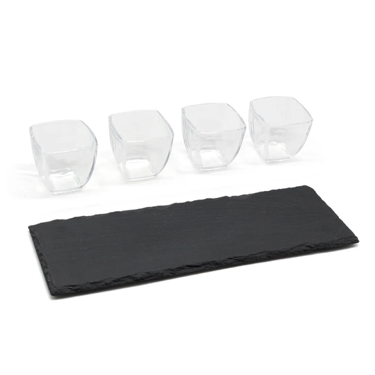 Detlef 5 Piece Condiment Server Set