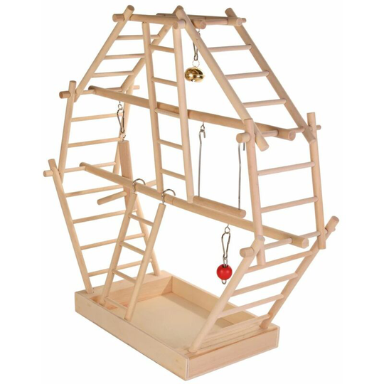 Bird Playground 44x44x16 cm Wood 5659 TRIXIE - Brown