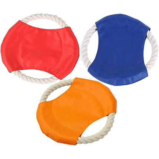 Frisbees for Dogs 3 Pieces Frisbees Dog Toys Pet Dog Flying Discs Throwing Toy Interactive Dog Toy for Small Dogs