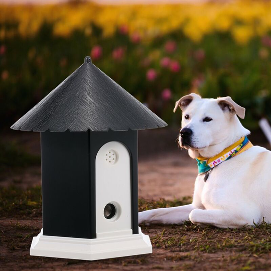Lifcausal - Pet Dog Outdoor Bark Control Ultrasonic Sound Stop Barking Device Waterproof 50ft Sonic Bark Deterrents Dogs Training Control Tool