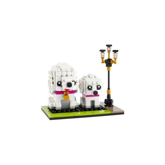 LEGO 40546 Brickheadz Pets Poodle Dogs With Cute Puppy 304 Pieces 8+ Building Toy Gift
