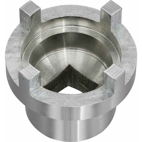 42mm Motorcycle Swingarm Castellated Locknut Socket - 4 Pin / Tooth 1/2' Drive