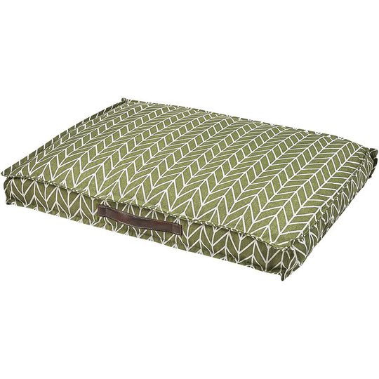 Polyester Pet Bed Green with Brown Handle Couch Protection Payas - Green