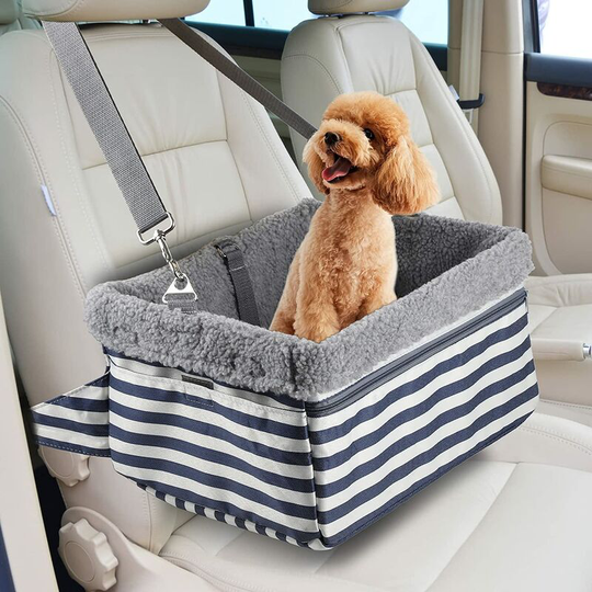 Dohump - Dog Car Booster Seat - Medium/Small Size Dogs or Cats up to 9 kg, Blue - Blue