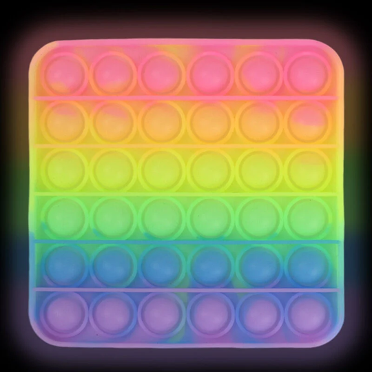 Sensory Toys, Silicone Toys, Squeeze Toys, Square - Muff
