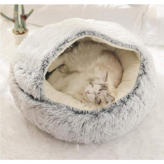 Modou - Ultra Soft Cat Bed, xl Cat Sofa, Cozy Cat Nest, Relaxing Cat Basket, Cat Cave Bed, Winter Plush Warm Washable Cat Bed, Soft Cushion for