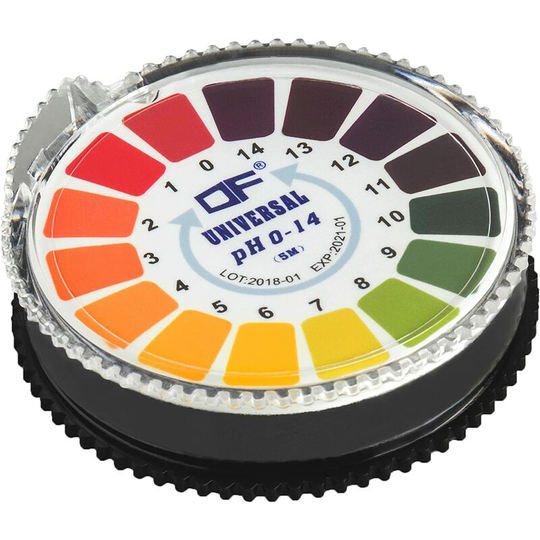 1 piece. pH test strips on a roll, measuring range 0-14, universal paper litmus indicator, acidity test for aquarium drinking water