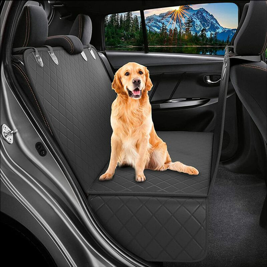 Dog Car Seat Covers, Waterproof Anti-Scratch Protective Dog Car Seat Cover with Belt for Car/Van/SUV/Wagon, 147x137cm
