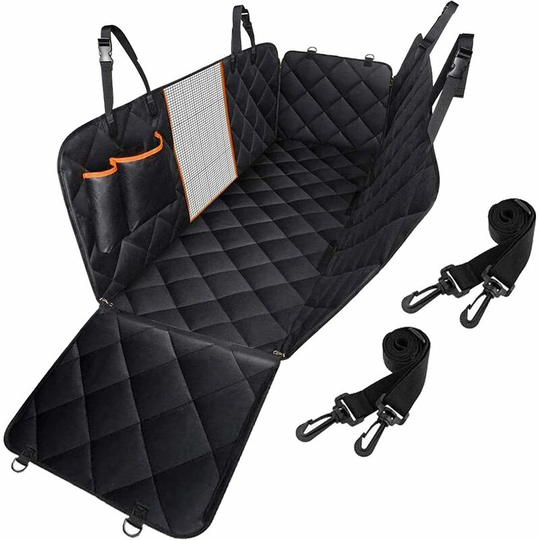Perle Rare - Dog car seat cover, dog car covers, dog car cover, dog car seat protector for, (large 137x147CM+4PCS belts)