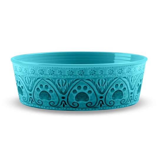 Margie Paw Print Small Pet Bowl