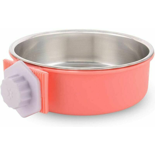 Dog Crate Removable Bowl Stainless Steel Hanging Bowl Pet Cage Small Water Bowl Feeder Food for Dogs Cats Rabbits Birdsgreen Pet Supplies S'areern