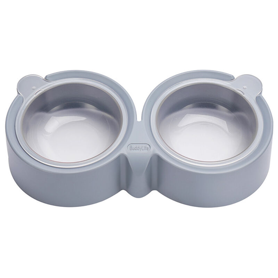 Antibacterial Cat Bowl, 2 in 1 Cat Bowl, 11° Tilt Double Cat Bowl, Protective Neck Anti-Slip Cat Bowl Pet Food Bowl