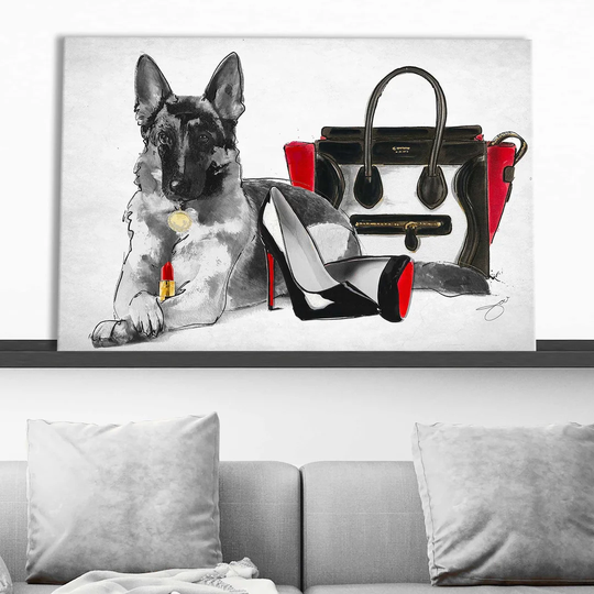Mommy's Home by Jodi - Wrapped Canvas Painting