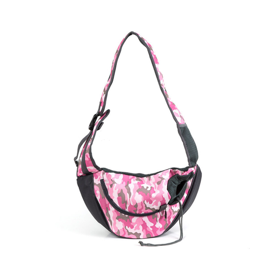 (L) Pet Puppy Carrier S/L Outdoor Travel Dog Shoulder Bag Mesh Oxford Single Comfort Sling Handbag Tote Pouch