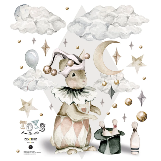 Rabbit the Magician Wall Sticker
