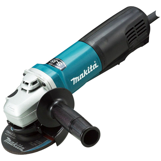 9564PCV 115mm Paddle Switch Angle Grinder 240V/1400W - Makita
