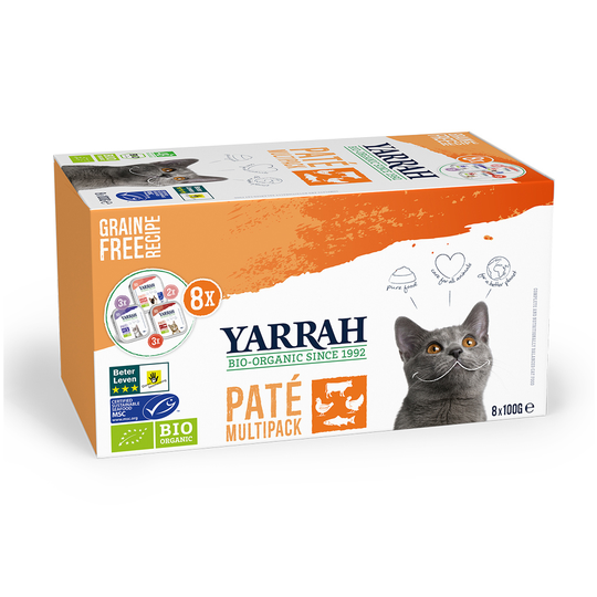 Yarrah Organic Tray - Saver Pack - Pâté: Mixed Pack (16 x 100g)