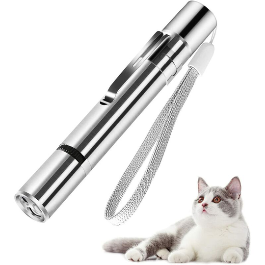 Cat Toys led Interactive Toys for Cats,USB Rechargeable 4in1 The Pattern Training for Cat Dog Chase