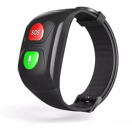 Thsinde - Ssdlv Elderly Sos Smart Bracelet Smart Watch Bluetooth Gps Information Push Heart Rate Sleep Monitoring Anti-lost Wristwatch