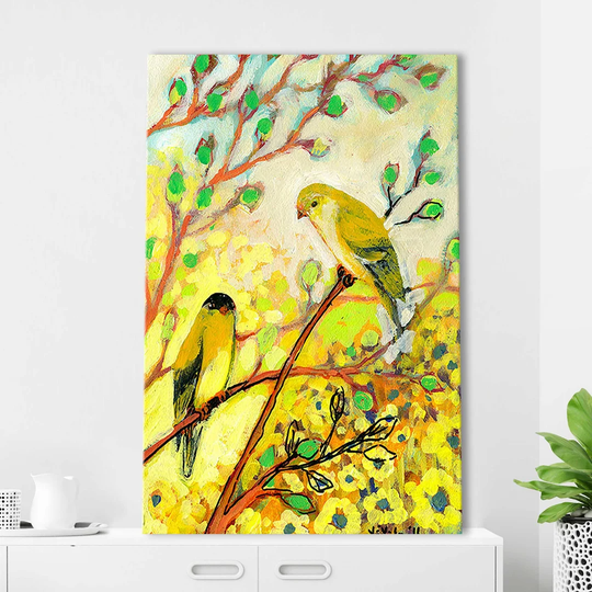Whispered Secrets No2 by Jennifer Lommers - Wrapped Canvas Painting Print