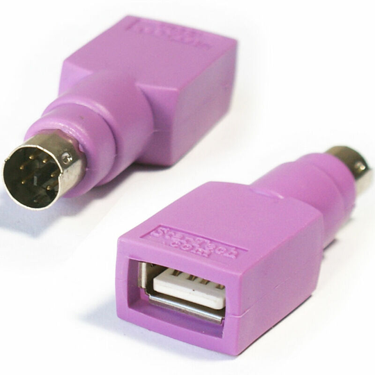 PS/2 Male to usb Female Keyboard Mouse Adapter For Cable Lead PS2 6 Pin Mini din