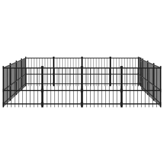 Archie & Oscar Outdoor Dog Kennel Steel 15.05 M²