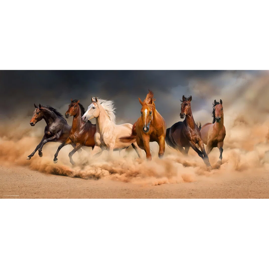 Wild Herd of Horses Desk Pad