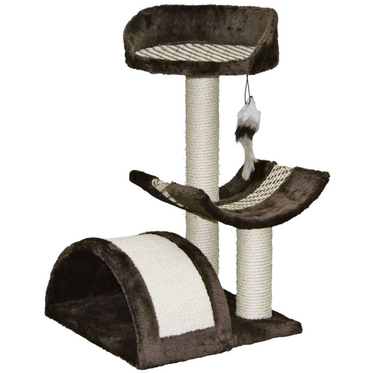 Cat Tree Safari 60cm Dark Brown Kerbl Brown