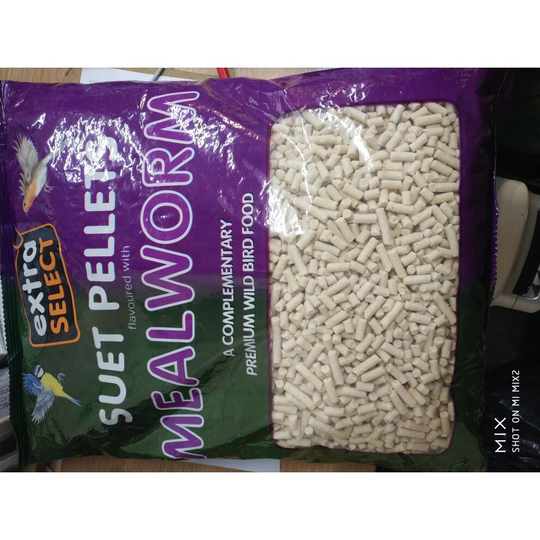 Extra Select High Energy Mealworm Suet Pellets Refill Wild �3 kg WILD BIRD FOOD