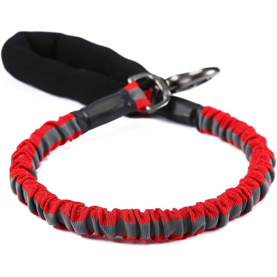 Large Dog Leash Large Dog Leash 20 to 60KG Solid Elastic (75-110CM Red)