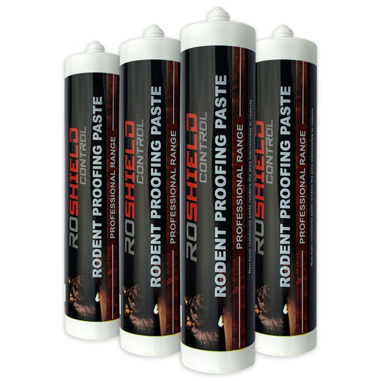 (Pack of 4) Roshield Rodent Proofing & Prevention Mastic