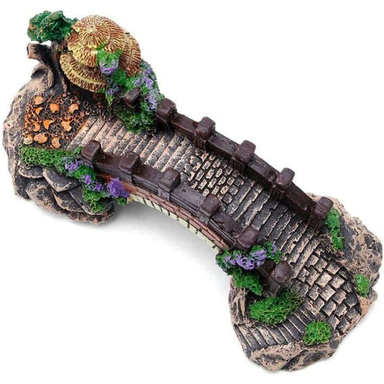 Monly - Aquarium Water Bridge - Miniature Figurine - Fairy Garden Decoration - Aquarium Bridge - Decor #3