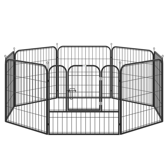 PawHut 0.79 x 0.79m Pet Playpen Metal Hutch Cage House Rabbit Guinea