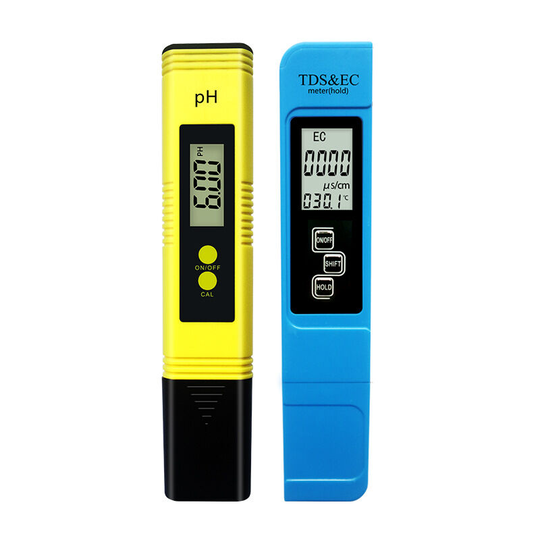 Langray - ph Tester Meter, pH Tester for Swimming Pools Measuring tds pH ec Temperature Water Quality ph Tester for Drinking Water, Swimming Pool,