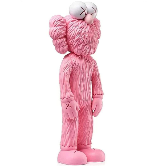 FVO - kaws bff Moma Pink Version Model Art Toys Action Figure Collectibles 33cm, Home Desktop Decorations