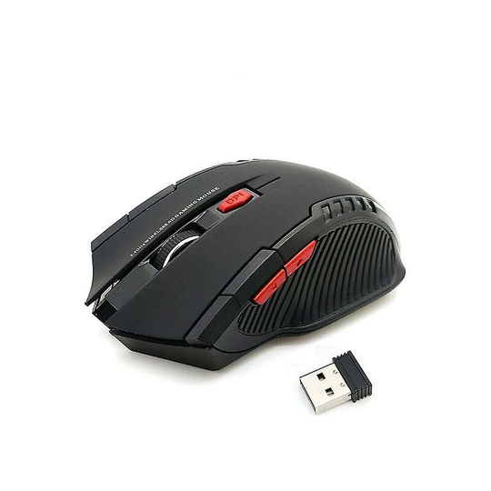 2.4ghz Wireless Mice With Usb Receiver Gamer 2000dpi Mouse For Computer Pc Laptop,black - Thsinde