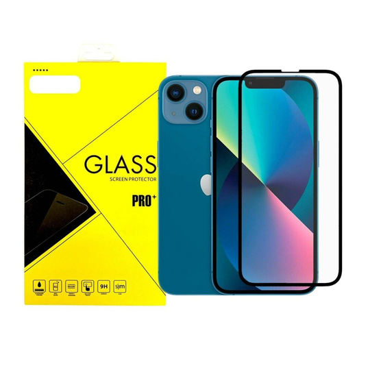 For Apple iPhone 14 Full Coverage Tempered Glass Screen Protector